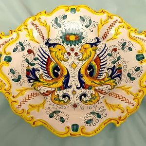 RARE FIND  sambuco deruta ceramic platter